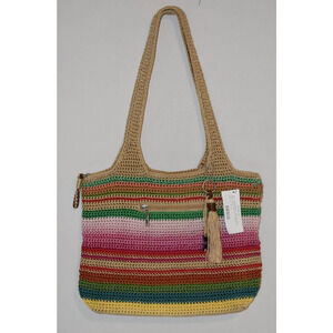 VGUC ** Womens Crochet Tote **  The Sak